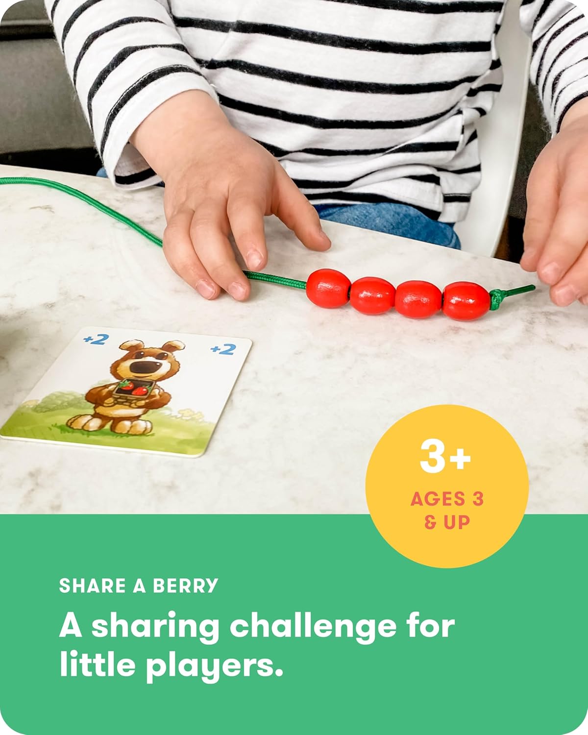 SimplyFun Uncle Beary’s Bedtime - an Engaging and Educational Toddler Game - Learn to Develop Counting Skills, Focus and Self Control - 2 to 4 Players, for Kids Ages 3 & Up