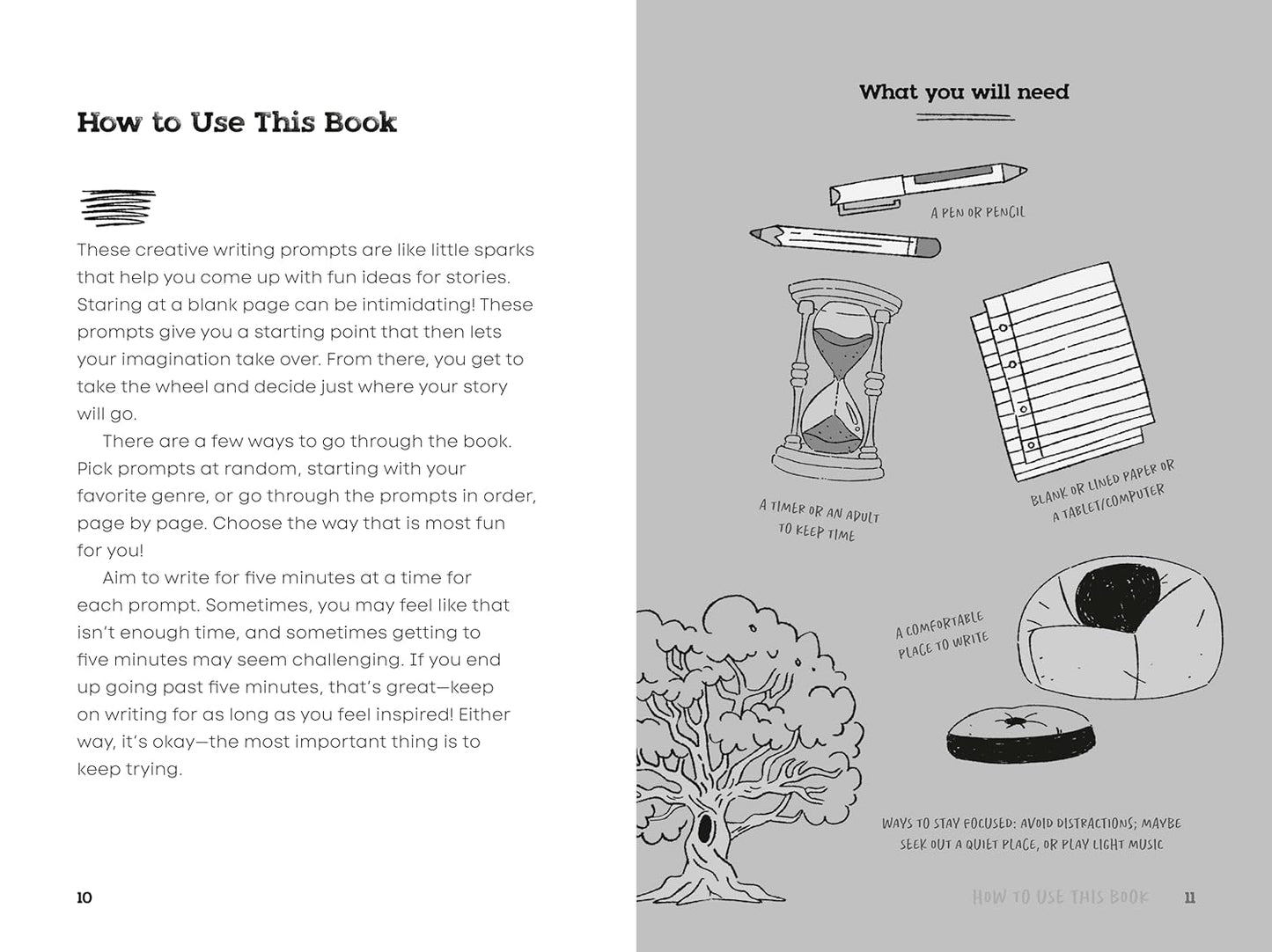 5-Minute Writing Prompts for Kids: Fun Story Starters and Questions to Unleash Your Creativity