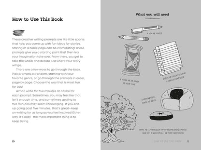 5-Minute Writing Prompts for Kids: Fun Story Starters and Questions to Unleash Your Creativity