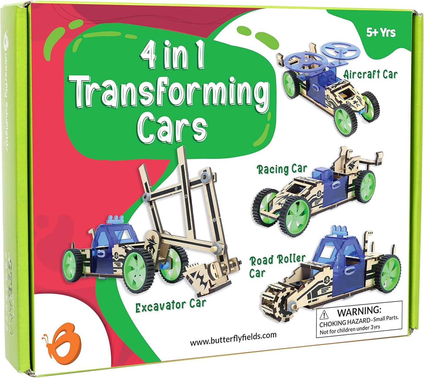 Butterfly EduFields 100+ STEM Toys for Ages 8-13 Boys Girls | STEM Projects kit for Kids 6 7 8 9 10 12 Years | Motor Machines - Robotics & Engineering Toys | Gifts for Smart Kids