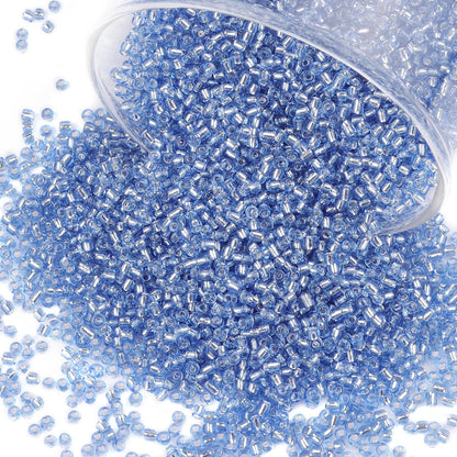 10100 Pcs Size 11/0 Glass Seed Beads, 2 mm Dark Green Small Mini Spacer Loose Pony Beads for Jewelry Making and DIY Crafts - Colors B