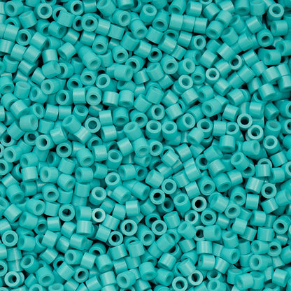 John Bead 25g Cylin Beads Opaque Turquoise Green 11/0 Glass Cylindrical Seed Beads for Jewelry Bracelets Necklaces Earrings Making Embroidery