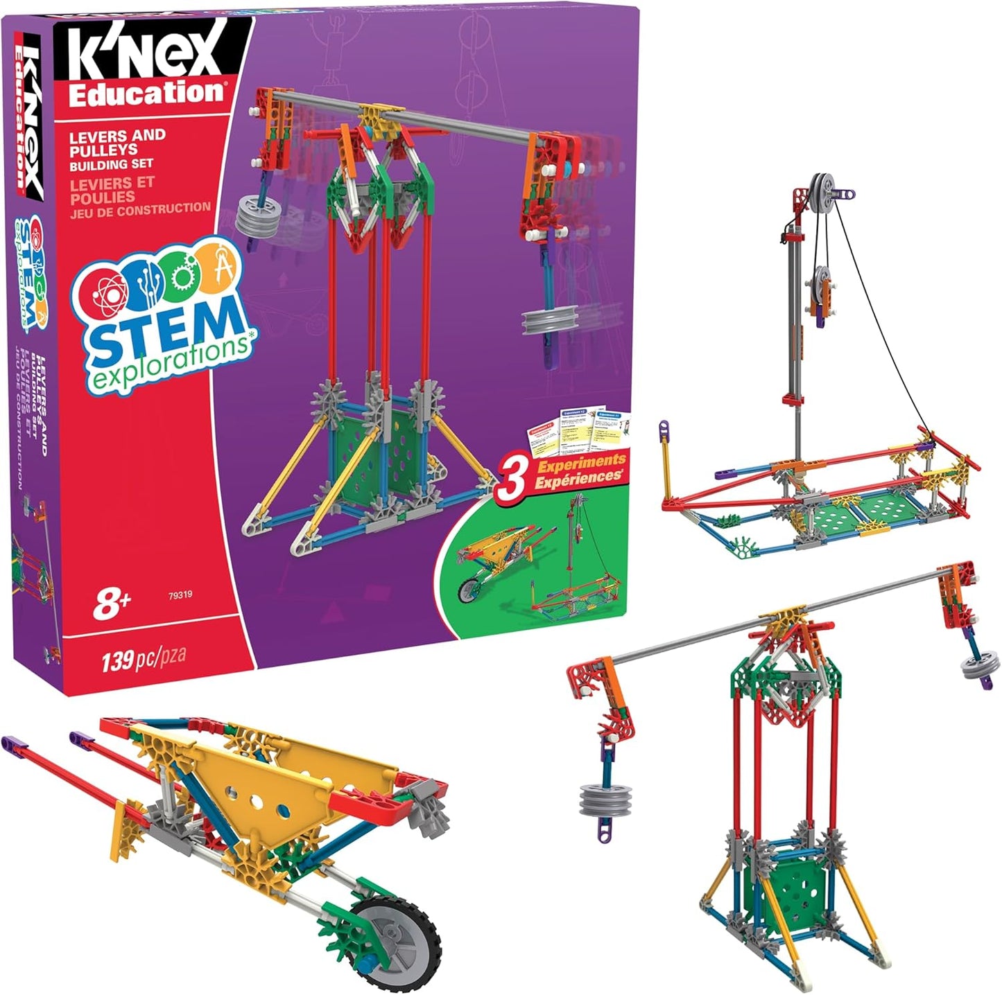 K'NEX Education - STEM Explorations: Levers & Pulleys Building Kit ‚ Kid Construction Play‚ Ages 8+