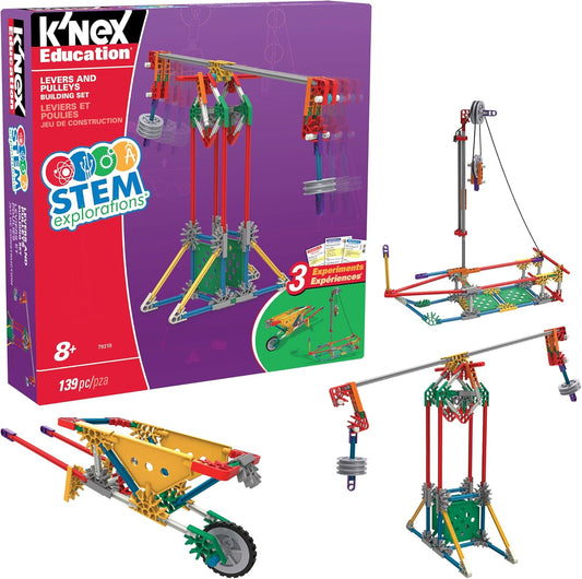 K'NEX Education - STEM Explorations: Levers & Pulleys Building Kit ‚ Kid Construction Play‚ Ages 8+