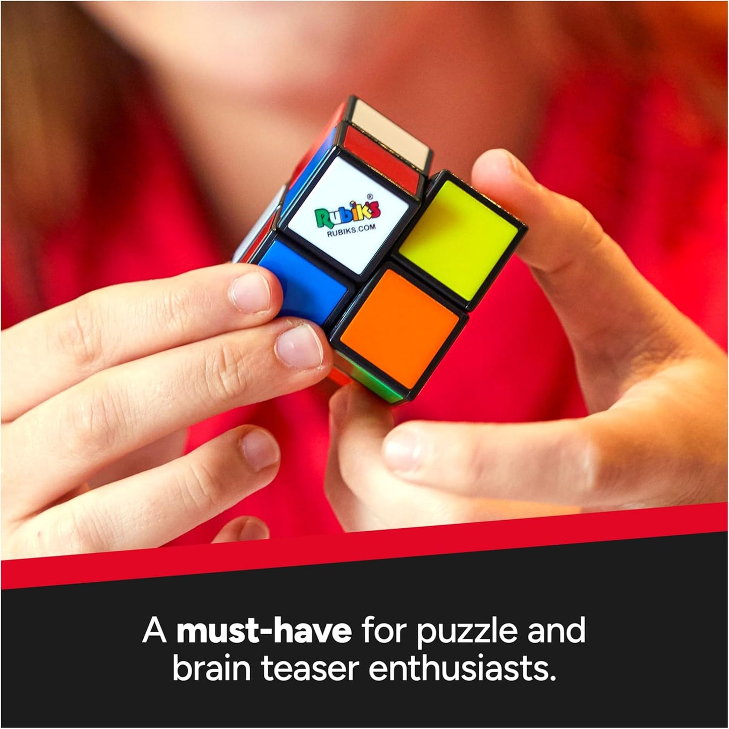 Rubik’s Cube, Apprentice, 2x2 Beginner Cube, Problem-Solving Brain Teaser, Classic Color-Matching Puzzle, Fidget Toy, Sensory Puzzle for Adults, Teens, Kids, for Ages 7 & Up