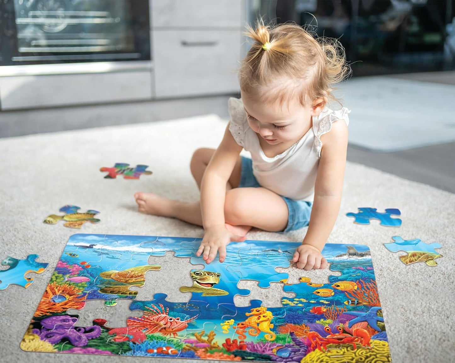 Cobble Hill Kids 35 Piece Floor Puzzle - Ocean Reef - for Ages 3 and up