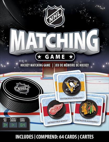 MasterPieces NHL Chicago Blackhawks Matching Game, For Ages 3+ - Fun Family Entertainment for Kids and Adults - Educational, Engaging, and Perfect for Game Night, Interactive Classroom Activities