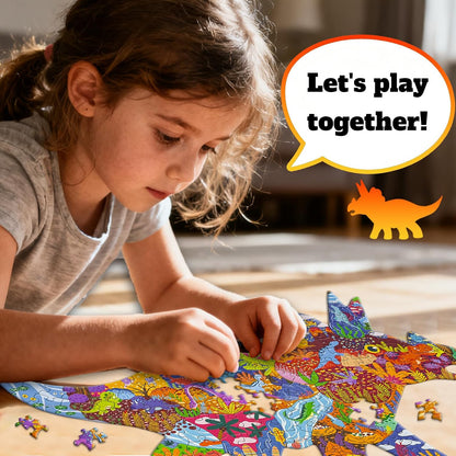 GIVEITALL Irregular Animal Puzzles for Kids Ages 4-6 6-8 8-10 10-12 Year Old,Panda Puzzle 180 Pieces Enlightening Floor Puzzle Game Creative Gifts for Boys Girls (Panda)