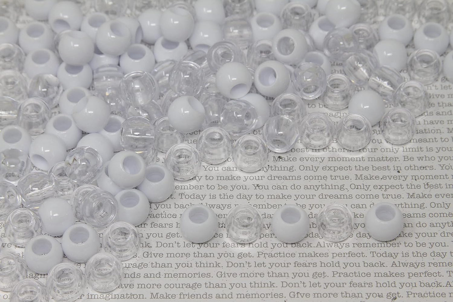 160PC 12x15 mm Premium Wholesale Pony Beads, Bracelet Cool Beads, Beads for Hair Braids, Beads for Kids Crafts, Plastic Beads, Hair Beads for Braids for Girls