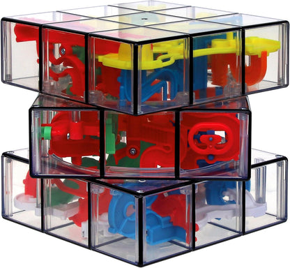 Rubik’s Perplexus Fusion 3x3 Gravity 3D Maze Game Brain Teaser Puzzle Ball | Anxiety Relief Items Cool Stuff | Sensory Toys for Adults & Kids Ages 8+