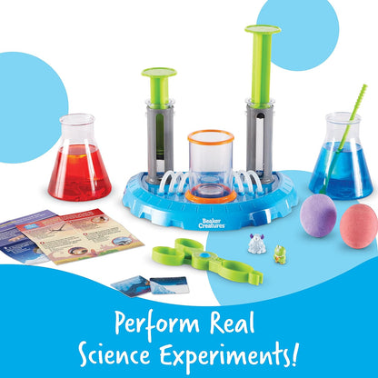 Learning Resources Beaker Creatures Liquid Reactor Super Lab - STEM Toys, Science Classroom Must Haves Activities , Physics and Chemistry Set, Homeschool Supplies, Birthday Gift for Boys and Girls