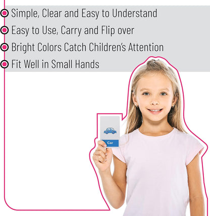 Mr. Pen Alphabet Flash Cards for Toddlers - Double-Sided, 58 Picture Cards, ABC & Number Flash Cards