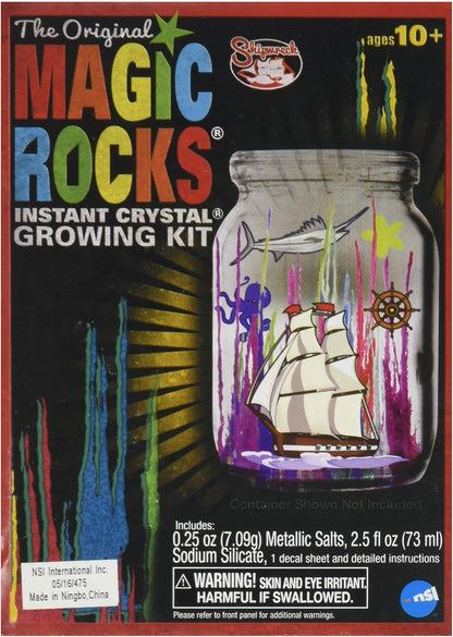 Toysmith Magic Rocks Instant Crystal Growing Kit (Assorted Styles)