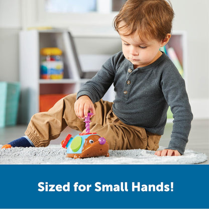 Learning Resources Spike the Fine Motor Hedgehog Fidget Friend - Ages 18+ months Fine Motor and Sensory Play Toy, Educational Toys for Toddlers, Toddler Montessori Toys