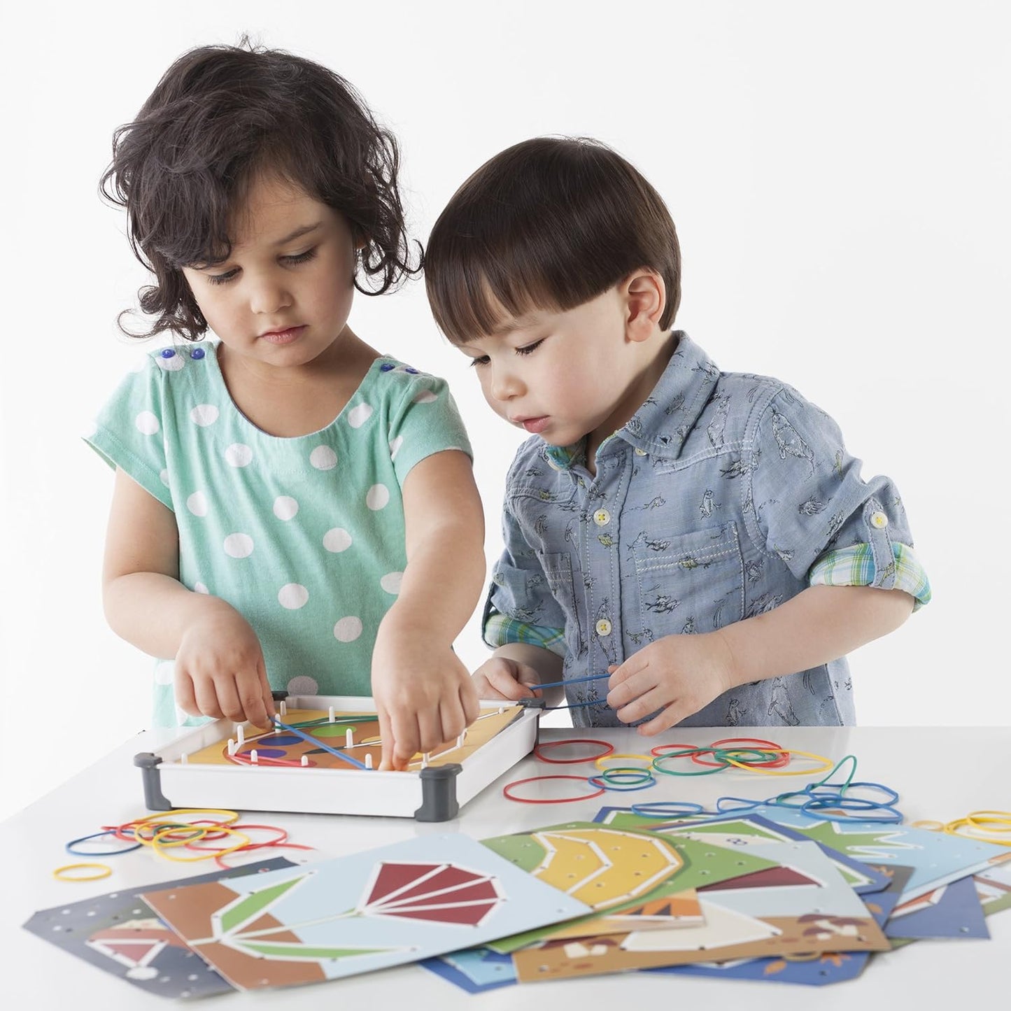 Guidecraft- Geo Boards, Multicolour (1)