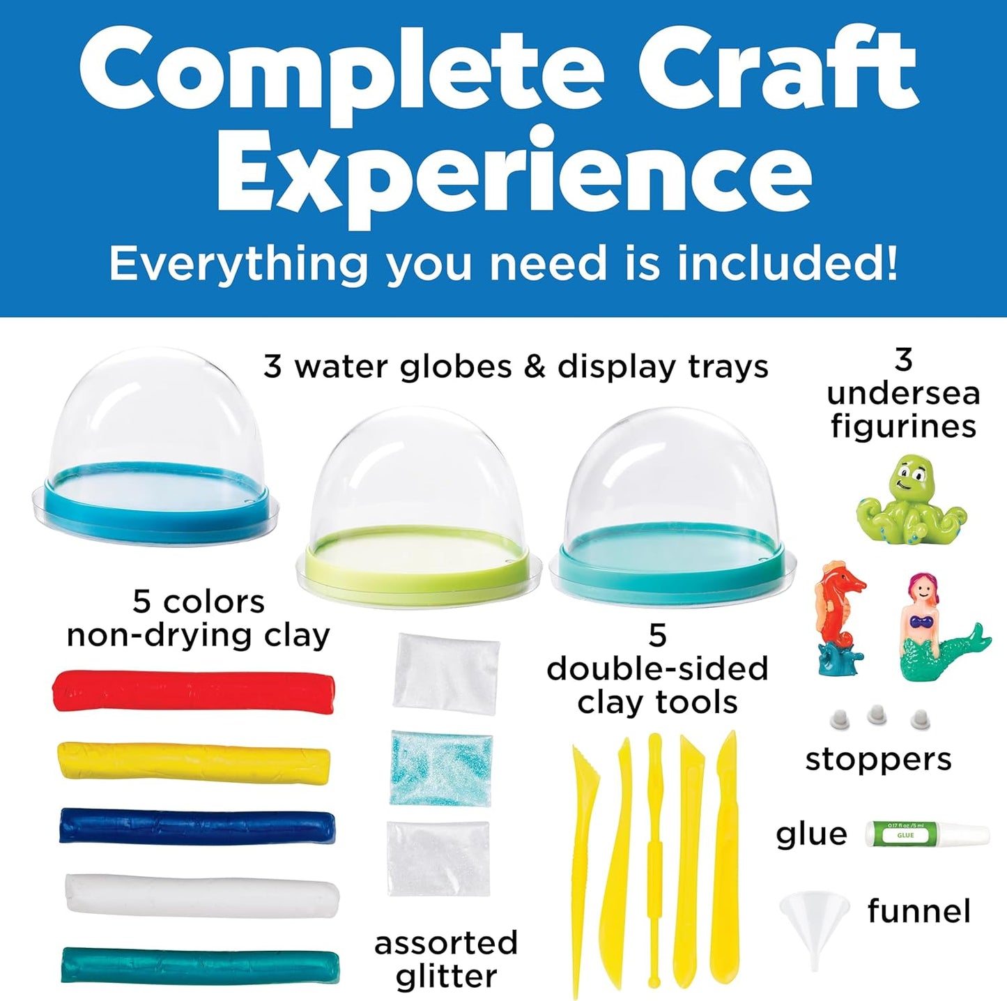 Creativity for Kids Make Your Own Water Globes: Magical Unicorns - Create 2 Snow Globe Unicorn Toys, Arts and Crafts and Girls Toys, Unicorn Gifts for Girls (Ages 6+)