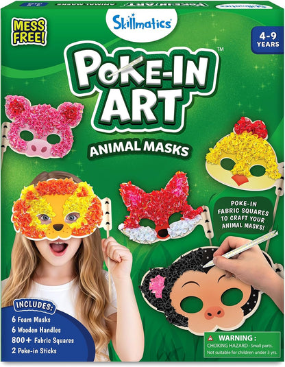 Skillmatics Poke-in Art - Magical Unicorn Dream Decor, Mess-Free Fun for Kids, DIY Wood Craft Kits, Screen-Free Activity, Gifts for Ages 4, 5, 6, 7, 8, 9