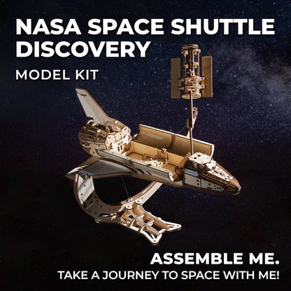 UGEARS NASA Saturn V 3D Puzzles for Adults - Wooden Model Kits for Adults Model Rocket Full Kit Space Shuttle Model Aerospace Engineering Gifts Brain Teaser, Hobby Set