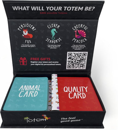 Totem: Self-Esteem & Family Bonding Game Ages 8+ - Therapy Games for Kids, Teens, Adults, Counselors - Team Building Games for Work - Group Therapy Conversation Cards for Mental Health