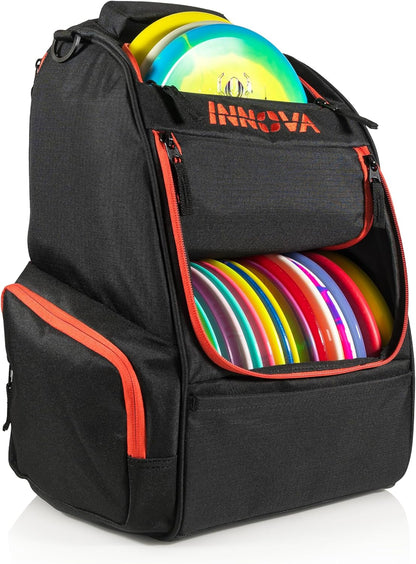 Innova Adventure Pack Disc Golf Backpack – Holds 25 Discs – Includes Mini, Disc Golf Bag