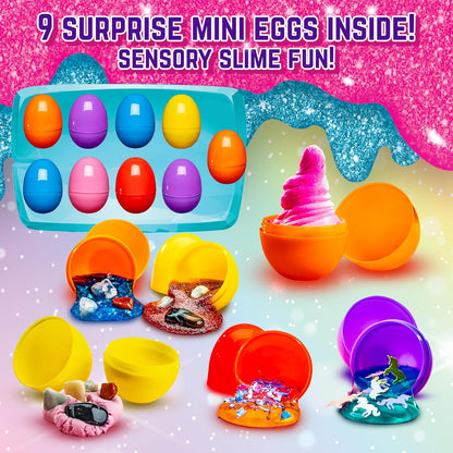 GirlZone Unicorn Gemstones Discovery Dig Kit, 13 Gemstone Dig with Slime and Precious Gems, Gift-Ready DIY Bracelet Kit, STEM Craft for Kids Age 12-14, Perfect for Valentine Gifts