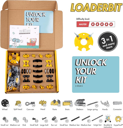 The Off Bits AirBit – Build Your Own Airplane! STEM Building Kit for Creative Kids 8-12 & Curious Adults, Fun Educational Gift for Boys & Girls