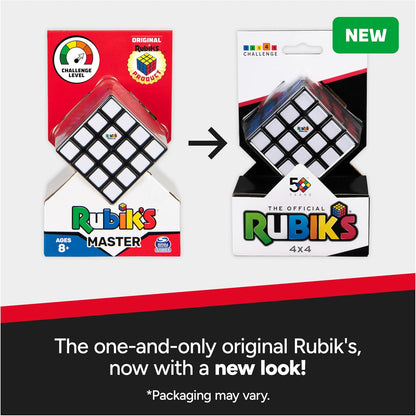 Rubik’s Cube, Special Retro 50th Anniversary Edition, Original 3x3 Cube Collectible & Desk Décor, Problem-Solving Brain Teaser, Fidget Toy, Sensory Puzzle for Adults, Teens, Kids, for Ages 8 & Up