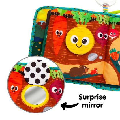 Lamaze Fun with Colors Soft Baby Book - High Contrast Baby Book with Crinkly Cloth Pages - Sensory Books for Babies Ages 6 Months and Up