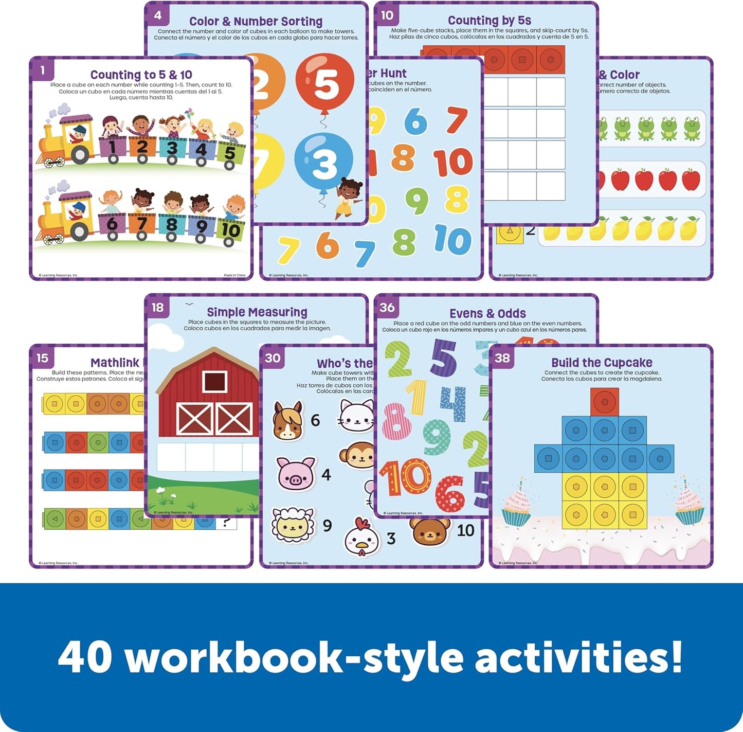 Learning Resources Skill Builders! First Grade Addition and Subtraction - Math Manipulatives, Number Recognition Skills, Classroom Must Haves, Teaching Materials, Back to School Essentials