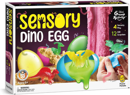 Gamerside Dino Eggs Dig Kit, 12 Glow in The Dark Dinosaur Eggs Dig Kit Excavation Set, Dinosaur Toys for Kids 6-8 8-12, Educational STEM Archaeology Science Kits - Easter Gift for Boys Girls