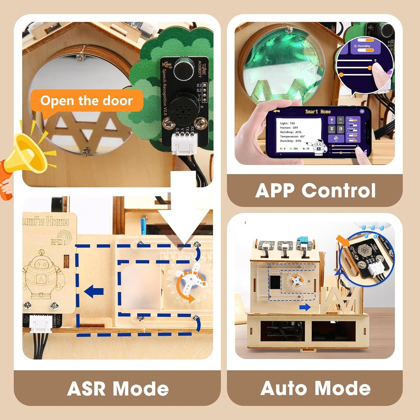 Robotics Kit for Kids Ages 8–12 12-16, ACEBOTT Smart Robot Car Kit with 3MP Camera, STEM Toys for Boys Compatible with Arduino & Scratch,App & Remote Control,STEM Gift for Boys, Girls,Teens and Adults