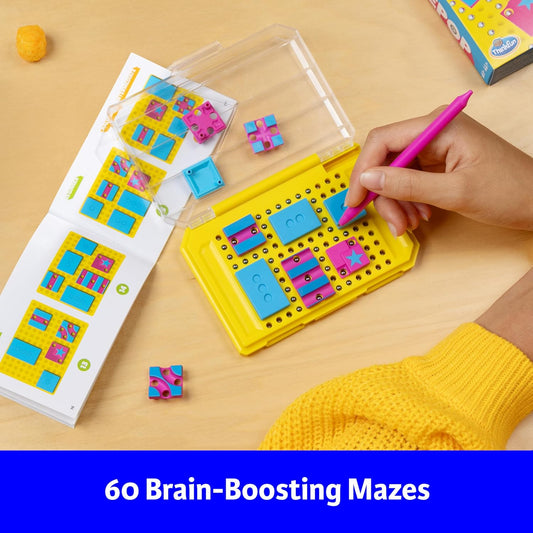 ThinkFun MazePop | Magnetic Puzzle Game | 60 Brain-Boosting Mazes | Travel-Friendly Logic Toy | Ages 8+