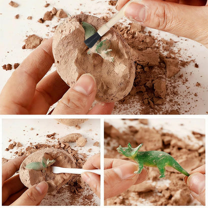 Dino Eggs Dig Kit, 12 Pack Dinosaur Eggs Excavation Science Experiments Kits for Kids 4-12, Dinosaur Toys for 3 4 5 6 7 8 9 10 Year Old Boys Girls