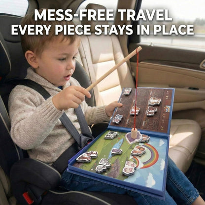 TRAVOFUN Bible Memory Matching Game for Kids - 3-in-1 Magnetic Travel Toy Set with 50 EVA Pieces, Tic-Tac-Toe & Storytime Bingo, Christian Educational Sunday School Games & Church Activities Gift