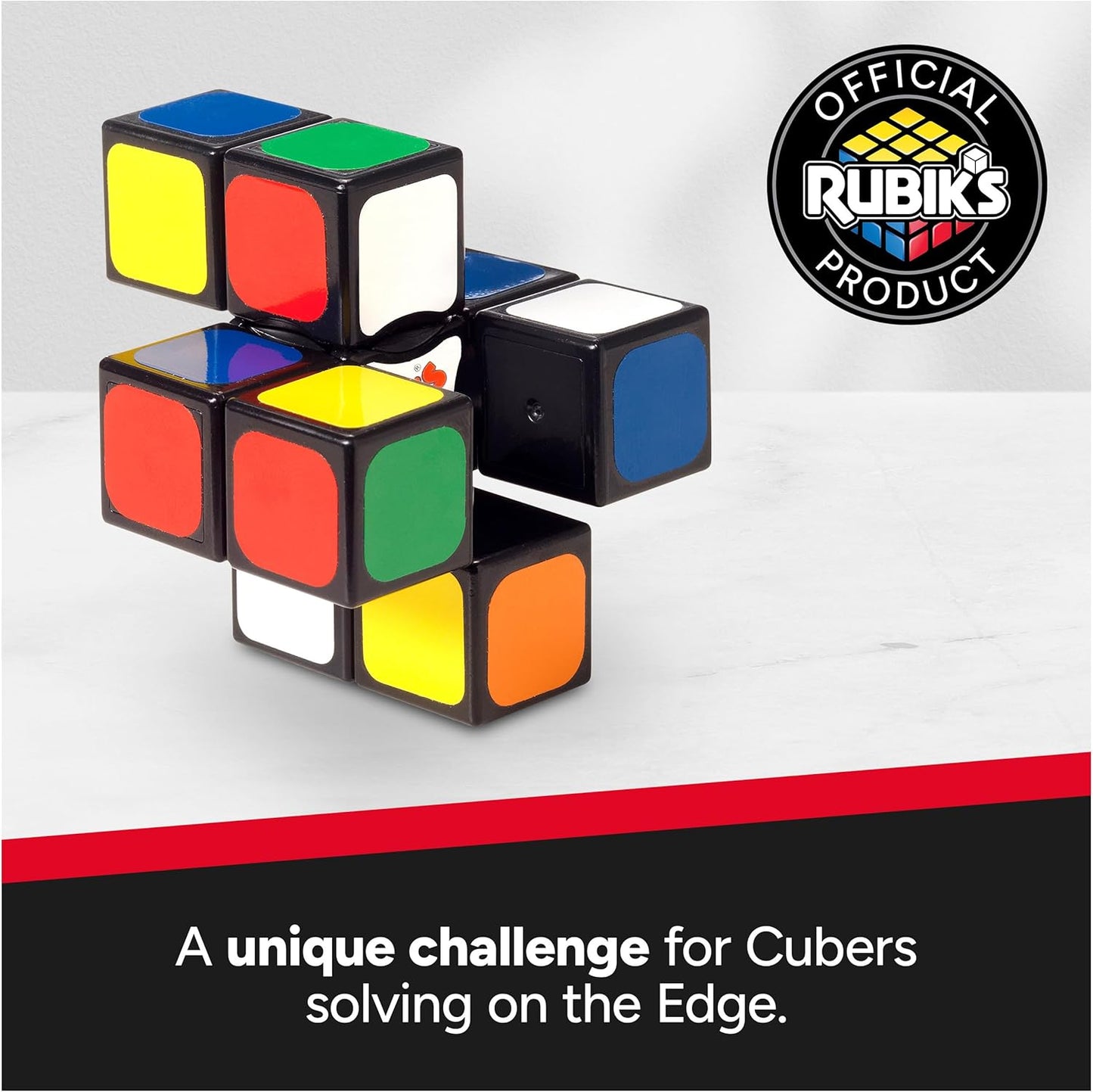 Rubik’s Cube, Apprentice, 2x2 Beginner Cube, Problem-Solving Brain Teaser, Classic Color-Matching Puzzle, Fidget Toy, Sensory Puzzle for Adults, Teens, Kids, for Ages 7 & Up