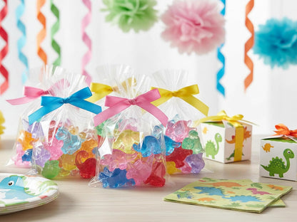LAIDANLA Mini Resin Bears, Tiny Plastic Animals to Hide Small Bears Bulk for Counting Miniature Landscape Bear Party Favors Gifts Easter Egg Vase Filler Bear Figures Cute Trinkets Desk 200 Pcs