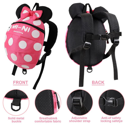 CZSYZCZS Toddlers Leash + Anti Lost Wrist Link Child Kids Safety Harness Kids Walking Wristband Assistant Strap Belt (pink)