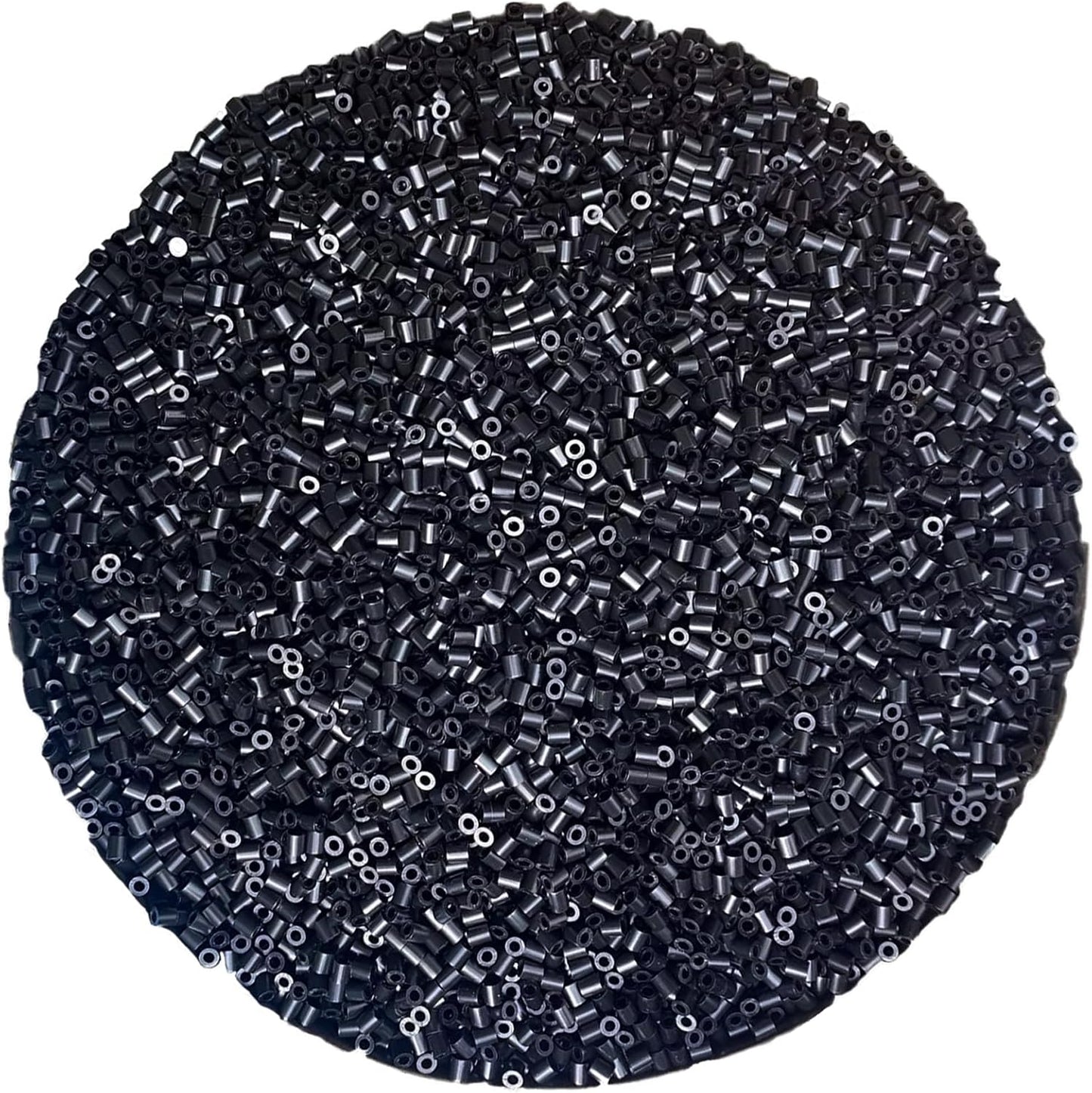 OEEKOI 5500Pcs Fuse Beads - 5mm Bulk Melting Beads for Crafts, Ideal for Christmas Birthday Gifts,Clear