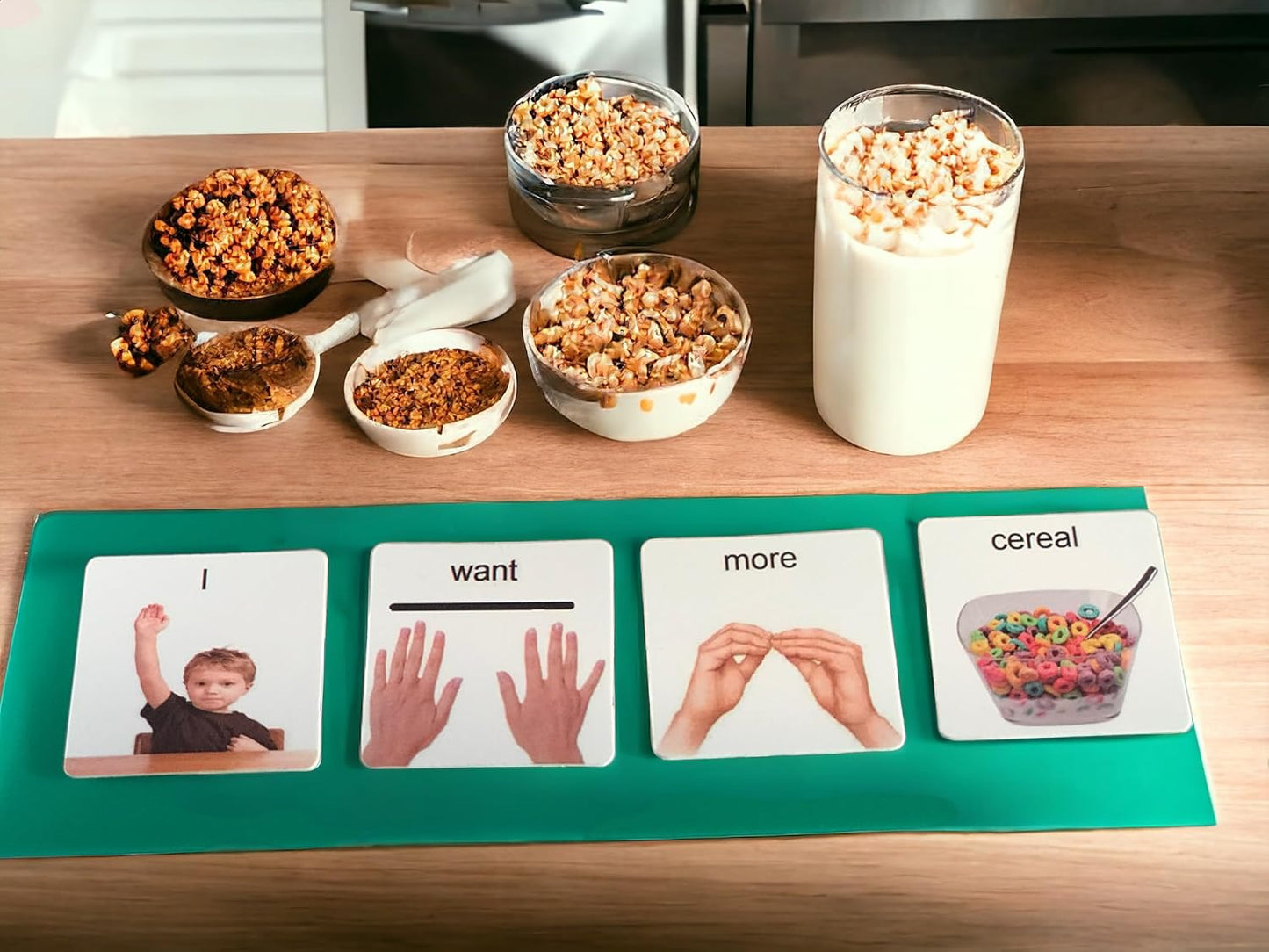 Smile4autism Large 2.5x10 ¼” Tools Perfect to Keep Your Loose Visual Picture Cards Organized. Autism, ABA, ADHD, Language & Apraxia Aspergers