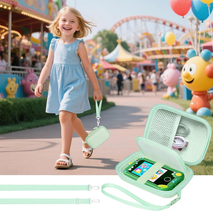 Leayjeen Kids Smartphone Case Compatible with Kikapabi/Joozfee/Prysyedawn 2.8" Touchscreen Toddler Learning Play Toy Phone,Birthday Gifts for Girls Age 3-10 Kids Toys Cell Phone-Purple(Case Only)