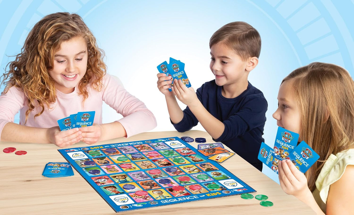 Paw Patrol Sequence for Kids | Easy to Play Matching Game of 4-in-A-Row Featuring Paw Patrol Characters | 2-4 Players, Ages 3+