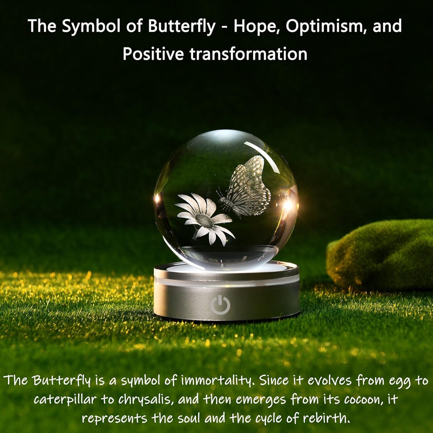 IFOLAINA 3D Solar System Crystal Ball Model Gift Space Astronomy Gift Planets Multicolor Universe Globe Ball Science Astrophysics Gift Night Light Kids Bedroom Adults Gift