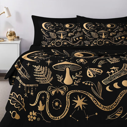 Nesker Comforter Set Twin Size, Science Lab School 5 Pcs Bedding for Kids and Adults, Medical University Chemistry Bed Sheet Sets with Fitted Sheet Pillowcase & Sham