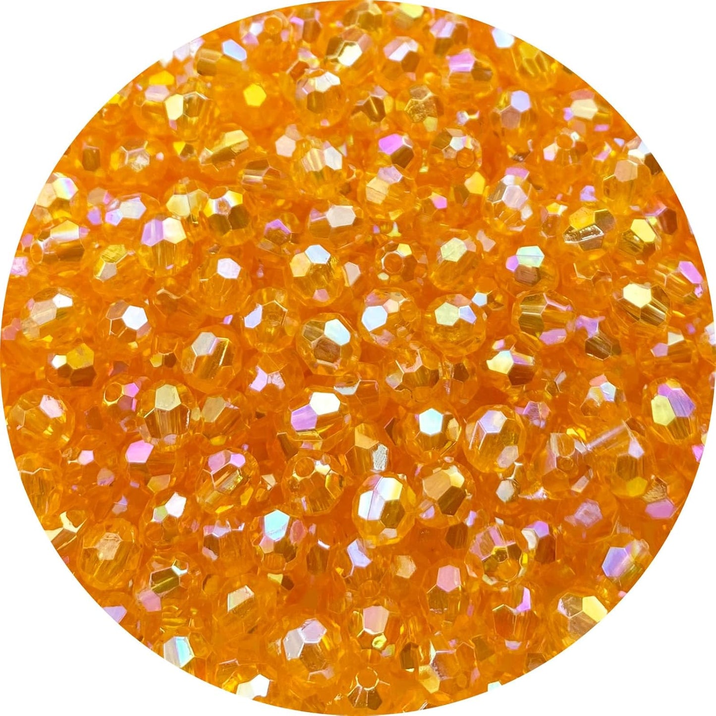 200 PCS 10mm Acrylic Faceted Spacer Beads AB Color Glossy Round Loose Beads for Jewelry Making Bracelet Necklace Earring Ornament Wind Chimes Key Chains(Deep Purple AB)