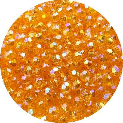 200 PCS 10mm Acrylic Faceted Spacer Beads AB Color Glossy Round Loose Beads for Jewelry Making Bracelet Necklace Earring Ornament Wind Chimes Key Chains(Deep Purple AB)