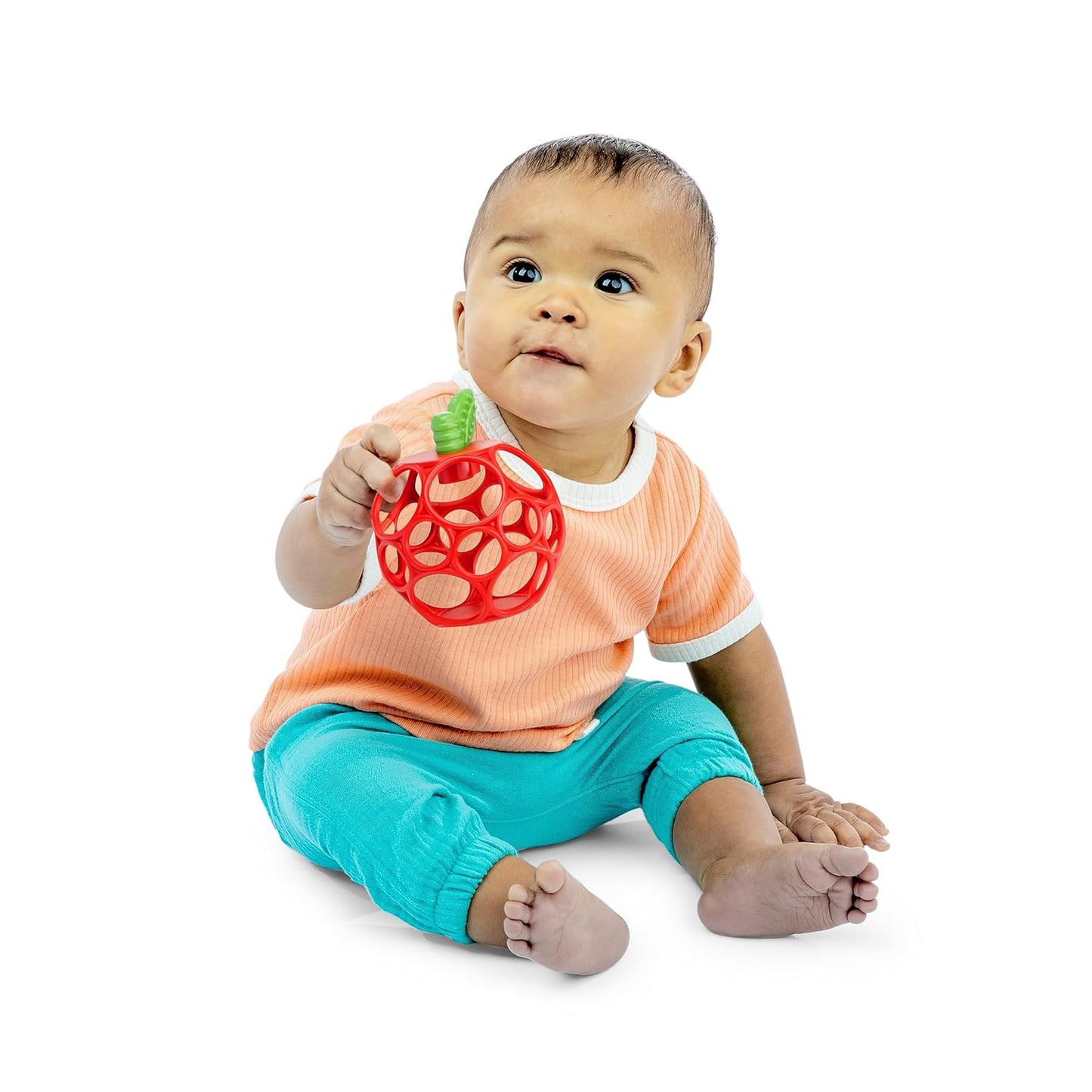 Bright Starts Oball Musical Toy, Jingle & Shake Pal, BPA-Free Easy-Grasp Baby Rattle Toy, Ages Newborn+