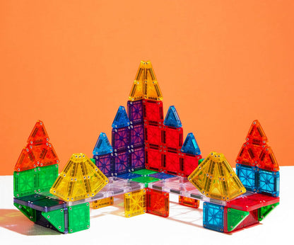Magna-Tiles microMAGS 70-Piece Deluxe Magnetic Construction Set, The Original Magnetic Building Brand