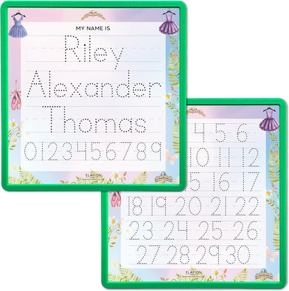 Kid's Name Tracing Board | Dry Erase Letter Tracing | Reusable Writing Practice Board | Personalized | Ballet Theme