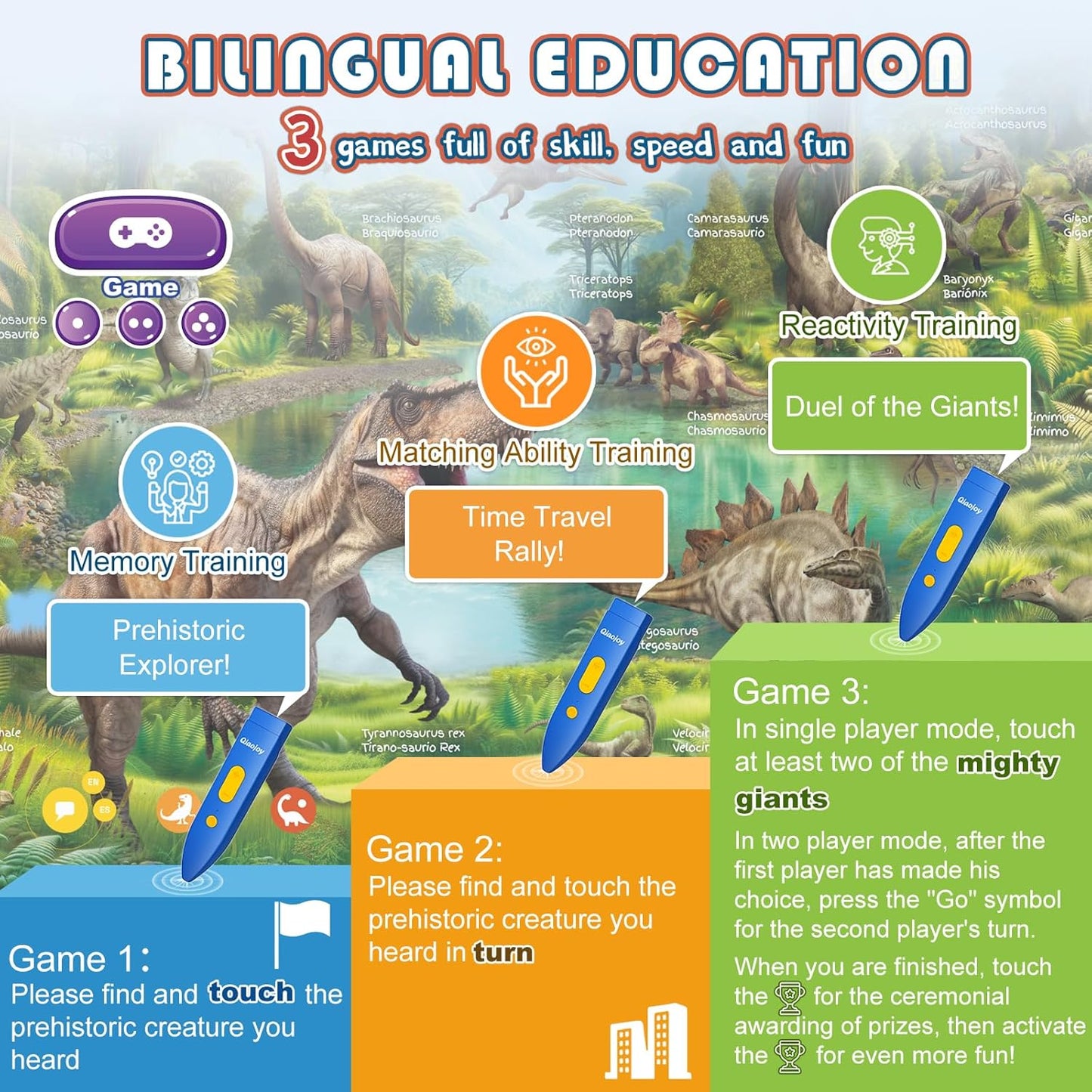 Bilingual Interactive Solar System Poster for Kids – Educational Talking Space Poster for Kids Aged 3-12, STEM Learning Toy, Ideal for Classroom & Home, Space-Themed Wall Decor