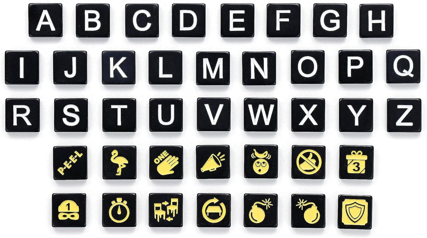 Bananagrams Classic Word Game – Fast-Paced Spelling & Anagram, Family & Travel Game , 144 Letter Tiles in Portable Banana Pouch, 1–8 Players, Educational Wordplay Fun for Ages 7+